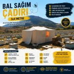 bal sağım çadırı