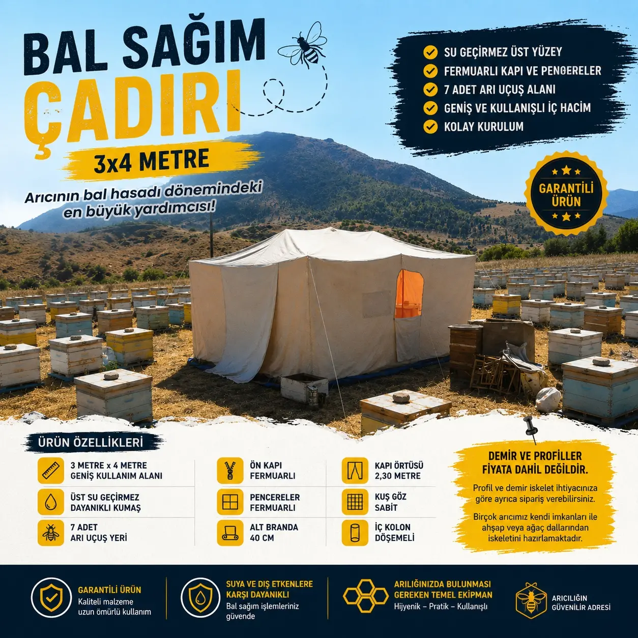 bal sağım çadırı bal sağım çadırı