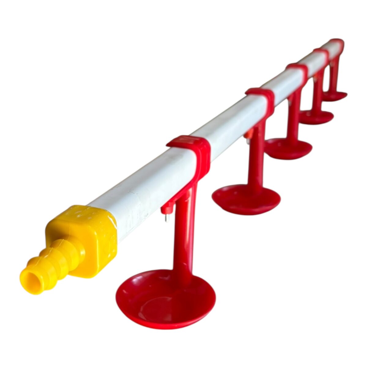 PVC NİPELLİ BORU 1 MT ( 5 NİPEL X 5 DAMLALIK X 1 TAPA X 1 DÜZ GİRİŞ ) ASKI HARİÇ 4