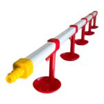 PVC NİPELLİ BORU 1 MT ( 5 NİPEL X 5 DAMLALIK X 1 TAPA X 1 DÜZ GİRİŞ ) ASKI HARİÇ 4