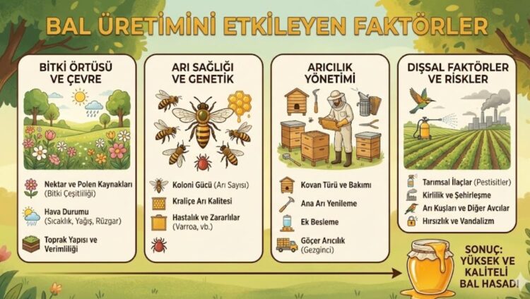 Bal Üretimini Etkileyen Faktörler
