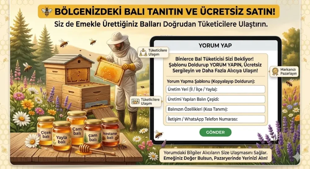 yorum yap balı sat