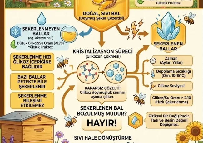 Bal Neden Şekerlenir